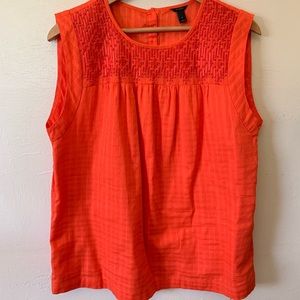NWOT JCrew embroidered cotton blouse